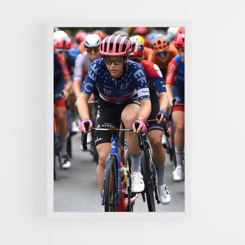 Poster Kristen faulkner – affiche Cyclisme (vue 3)
